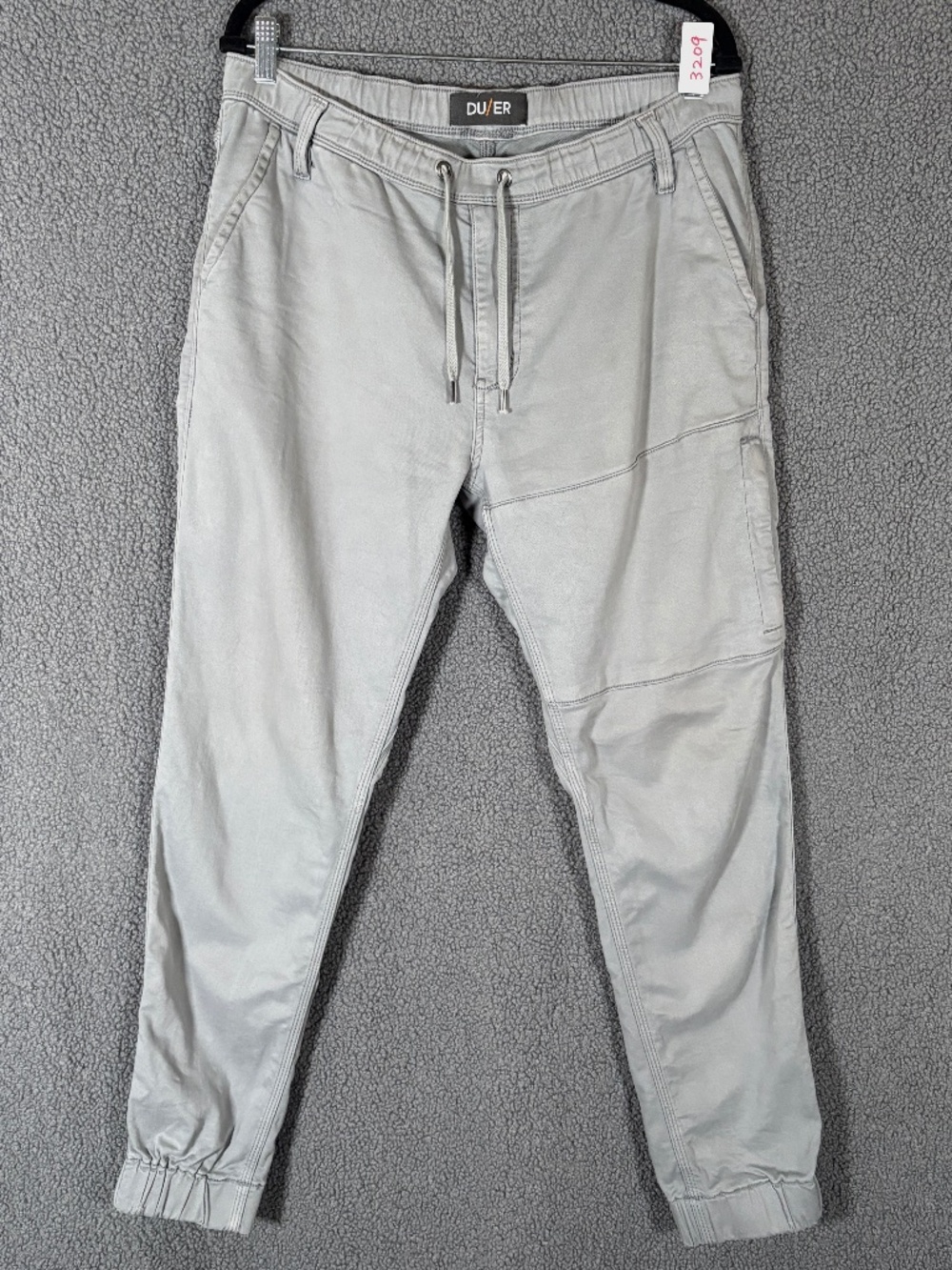 DU/ER Duer N2X No Sweat Slim Fit Joggers Pants - Men's Size 34*29 - Gray